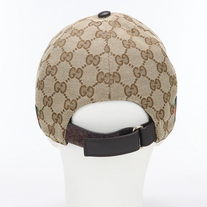 GUCCI 200035 KQWBG 9791 Baseball cap Original GG canvas beige mens