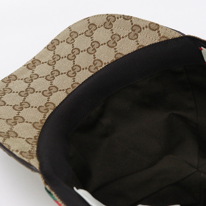 GUCCI 200035 KQWBG 9791 Baseball cap Original GG canvas beige mens