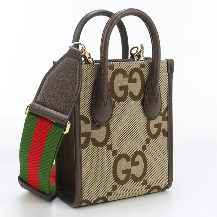 GUCCI GU90004 2WAYShoulder Bag Jumbo GG beige Women