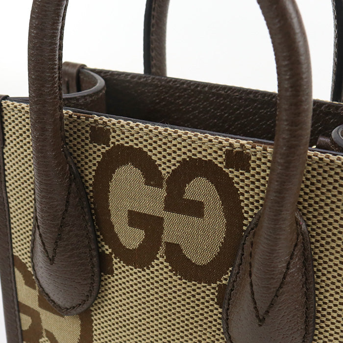 GUCCI GU90004 2WAYShoulder Bag Jumbo GG beige Women