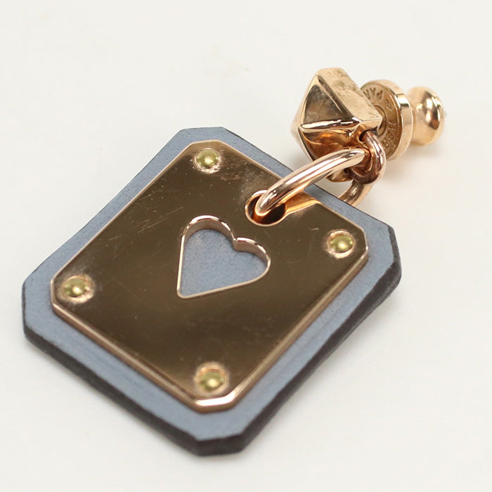 HERMES As de Coeur Pierce metal Gold Women