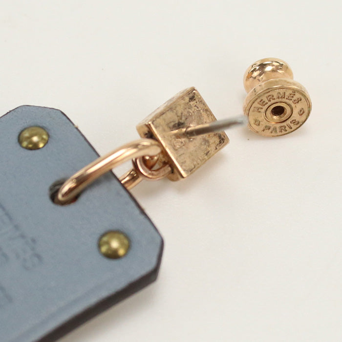 HERMES As de Coeur Pierce metal Gold Women