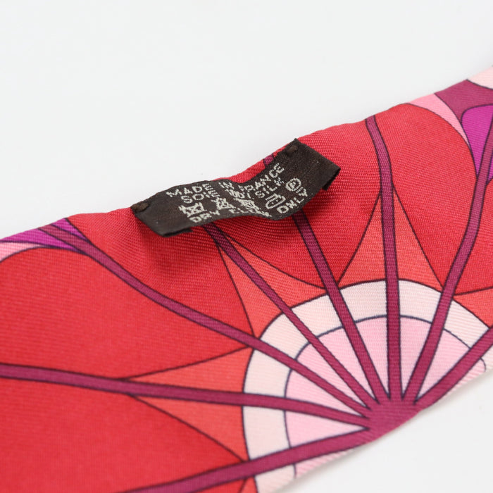 HERMES Scarf Twilly Stole silk pink(Multicolor) Women
