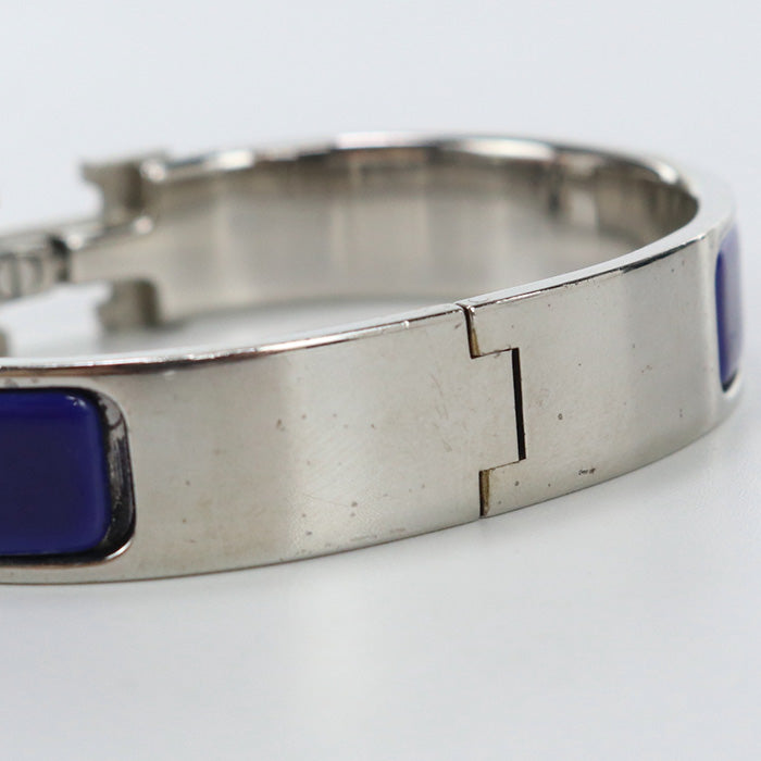 HERMES H700001FP Bangle Click Classic PM bracelet metal,enamel blue Women