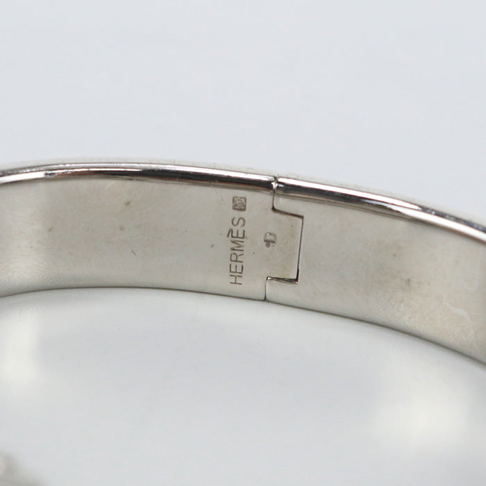 HERMES H700001FP Bangle Click Classic PM bracelet metal,enamel blue Women