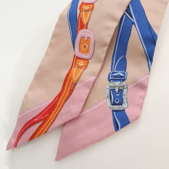 HERMES 063940S Scarf Twilly BRIDES DE GALA APPLIQ shawl silk multi Women