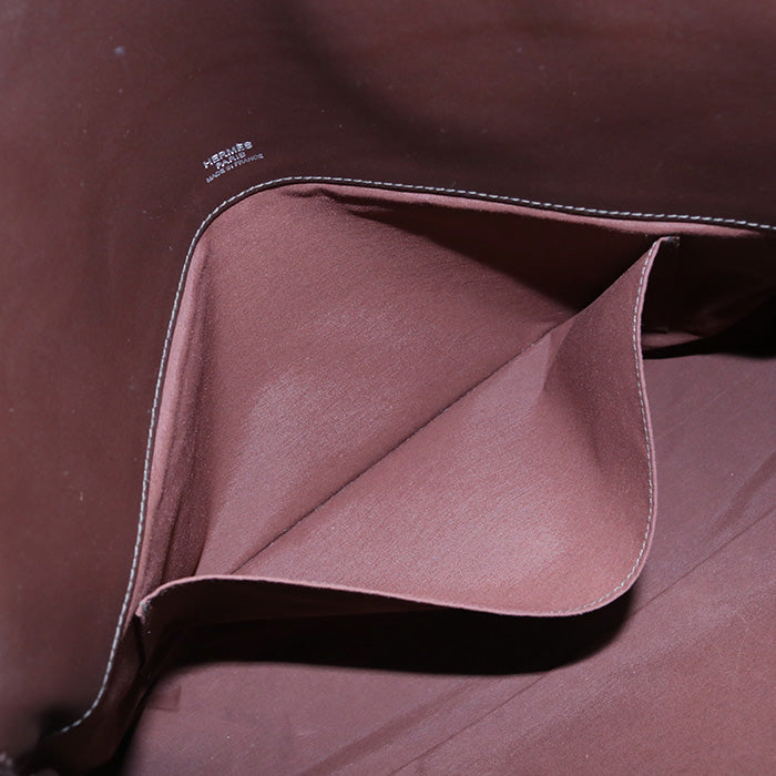 HERMES Sack Eboo MM Handbag Tower ash Brown Women