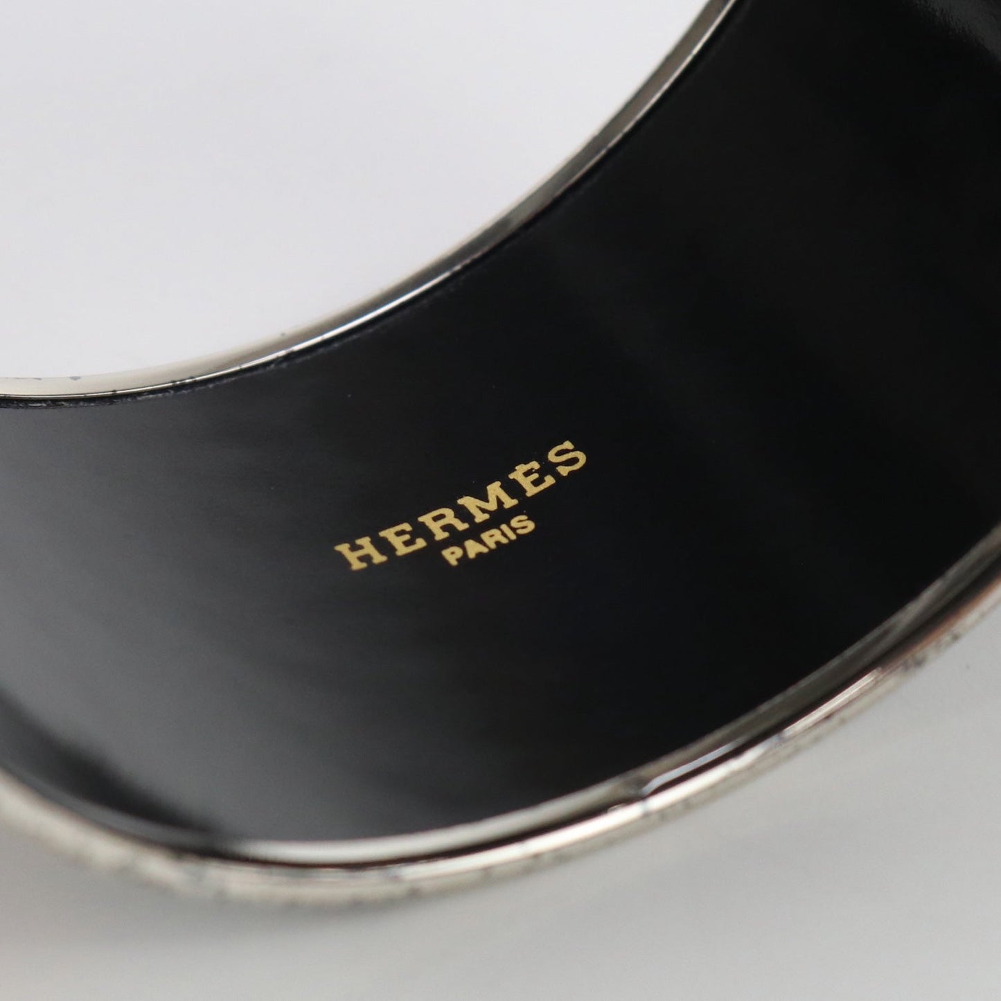 HERMES Bangle Emile TGM Bracelet Stainless Steel Multicolor Women