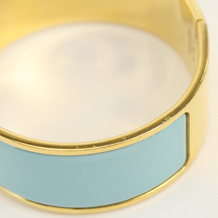 HERMES H700001F Bangle Click crack H Thick Bangle Gold Plated gold Women