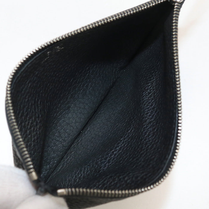 HERMES Dogon Duo Longwallet with double fold coin purse Taurillon Clemence black