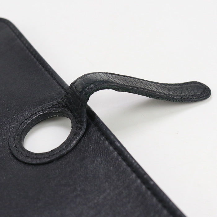 HERMES Dogon Duo Longwallet with double fold coin purse Taurillon Clemence black