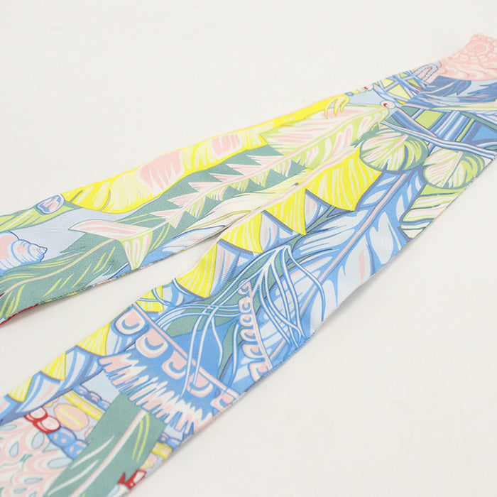 HERMES 063572S Scarf Twilly Dance Pacific shawl silk multi Women