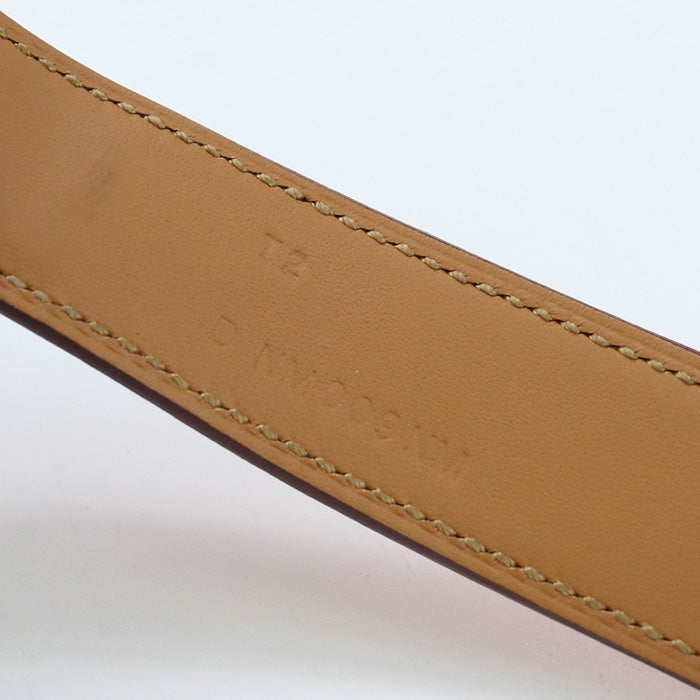 HERMES H079501CC89T2 Bangle Colliedo Cyan 24 Thin bangle Goatskin Orange Women(unisex)