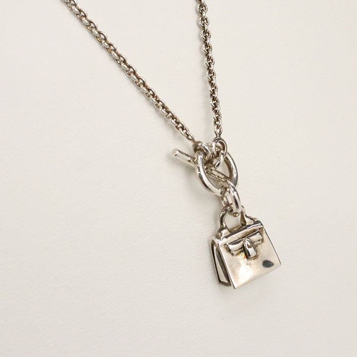 HERMES H121325B00 Necklace Amulet Kelly Necklace Silver925 Silver Women