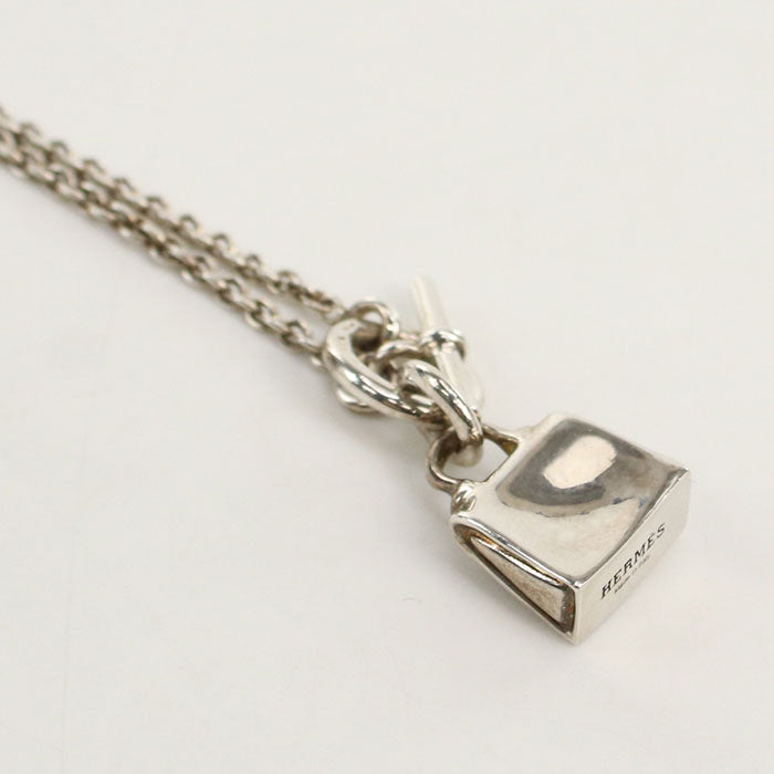 HERMES H121325B00 Necklace Amulet Kelly Necklace Silver925 Silver Women