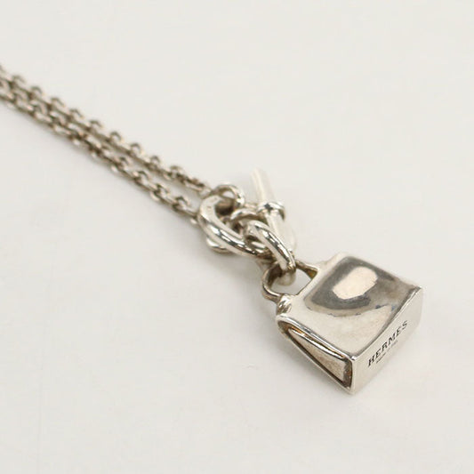 HERMES H121325B00 Necklace Amulet Kelly Necklace Silver925 Silver Women