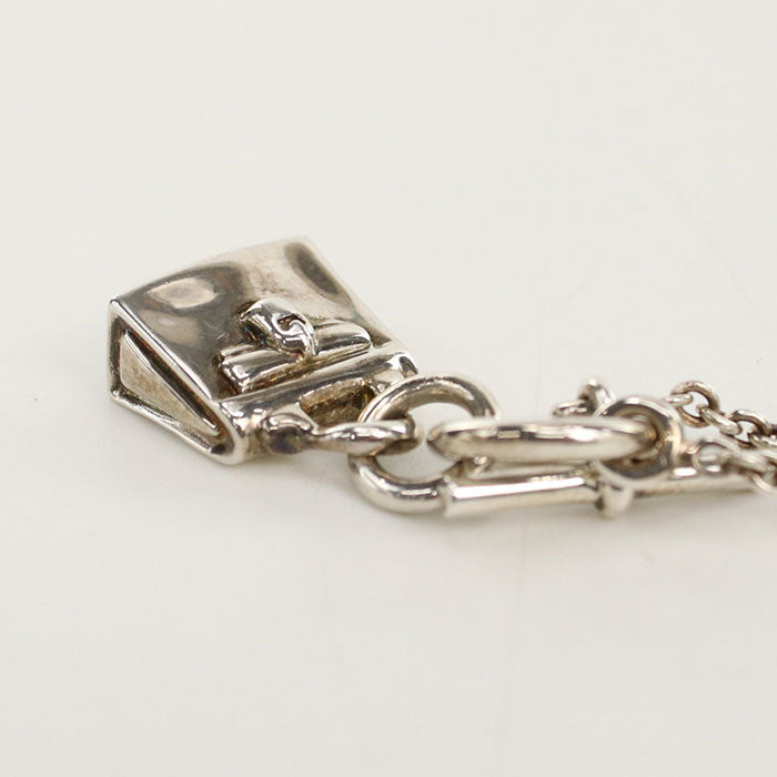 HERMES H121325B00 Necklace Amulet Kelly Necklace Silver925 Silver Women