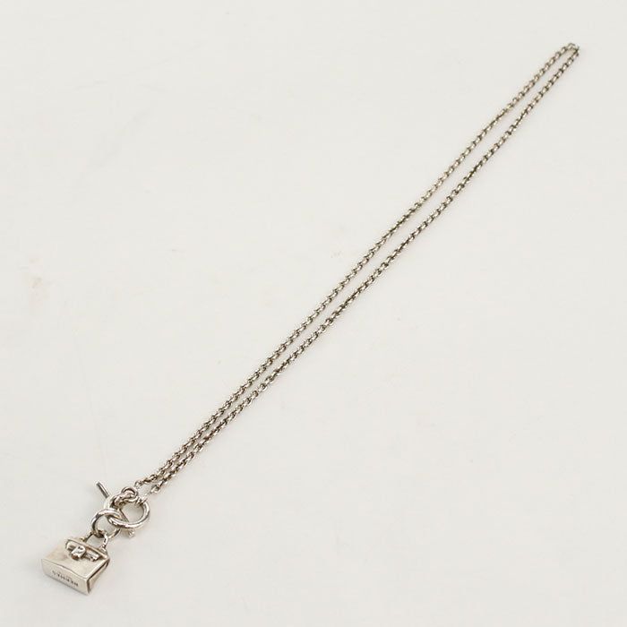 HERMES H121325B00 Necklace Amulet Kelly Necklace Silver925 Silver Women