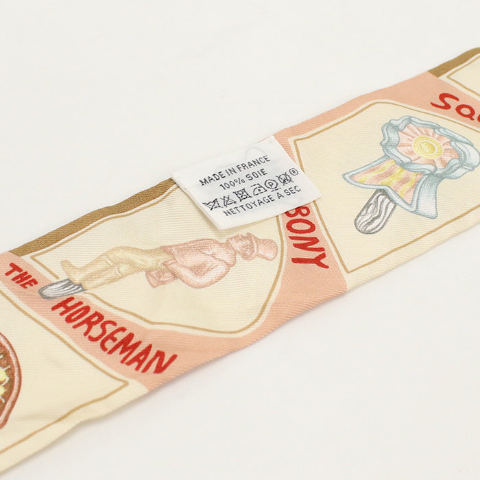 HERMES H064109S 02 Scarf Twilly FUNNY ICE CREAM shawl silk multi Women