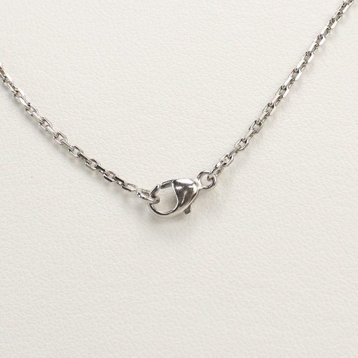 HERMES MINI POP H Necklace Palladium Silver Women