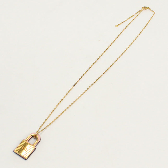 HERMES HE85526 O'Kelly Necklace Necklace/Gold plated  Gold Women