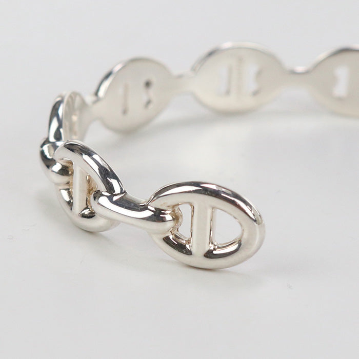 HERMES Bangle Chaine d'Incre Enchene Bangle Silver925 Silver Women