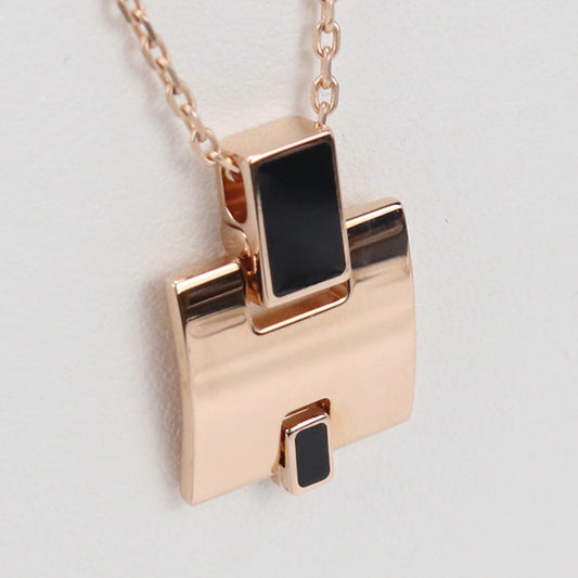 HERMES H146201 Irene Necklace metal/Raqqa GOLD Women
