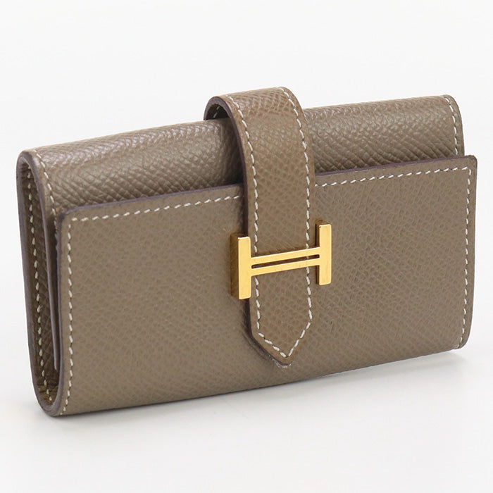 HERMES Key Cases Bearn 4 consecutive key holder Quad key holder Epsom Brown unisex