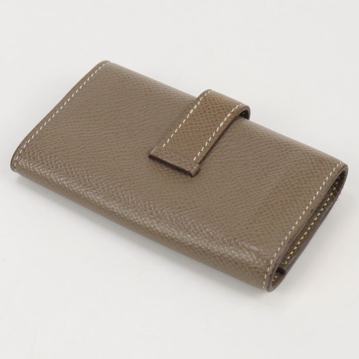 HERMES Key Cases Bearn 4 consecutive key holder Quad key holder Epsom Brown unisex