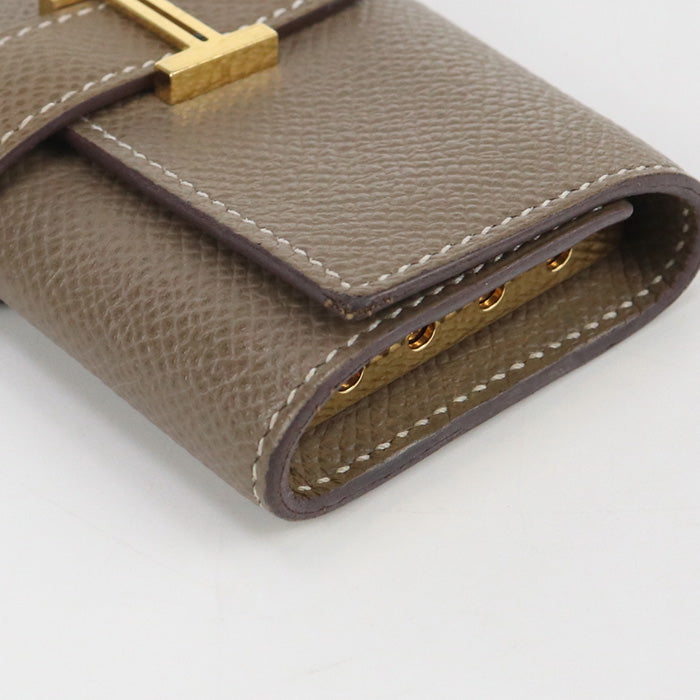 HERMES Key Cases Bearn 4 consecutive key holder Quad key holder Epsom Brown unisex