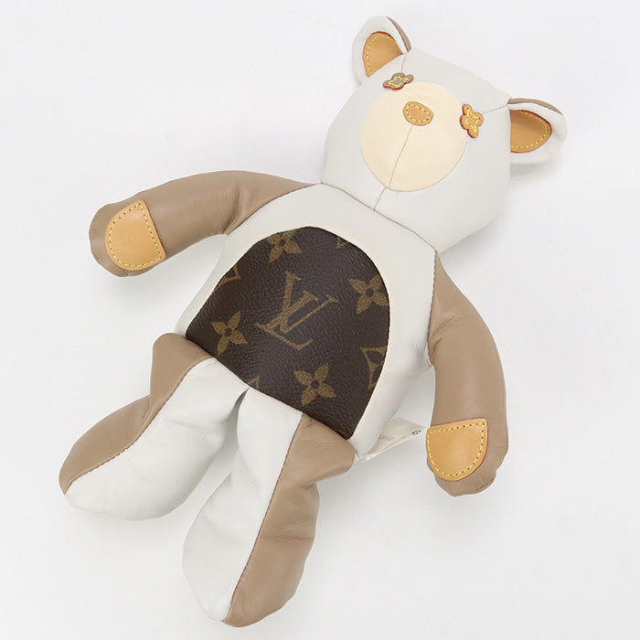 LOUIS VUITTON GI0142 Branded goods Monogram Doudou Louis Teddy bear stuffed toy leather Multicolor Women