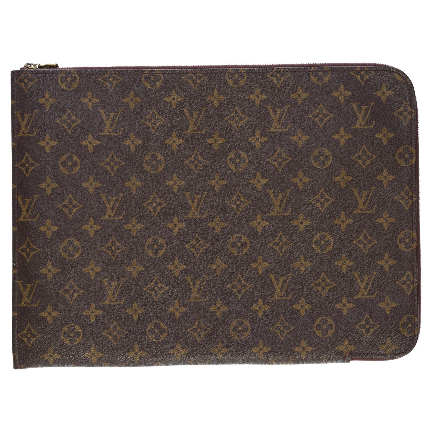 LOUIS VUITTON document holder in brown monogram canvas