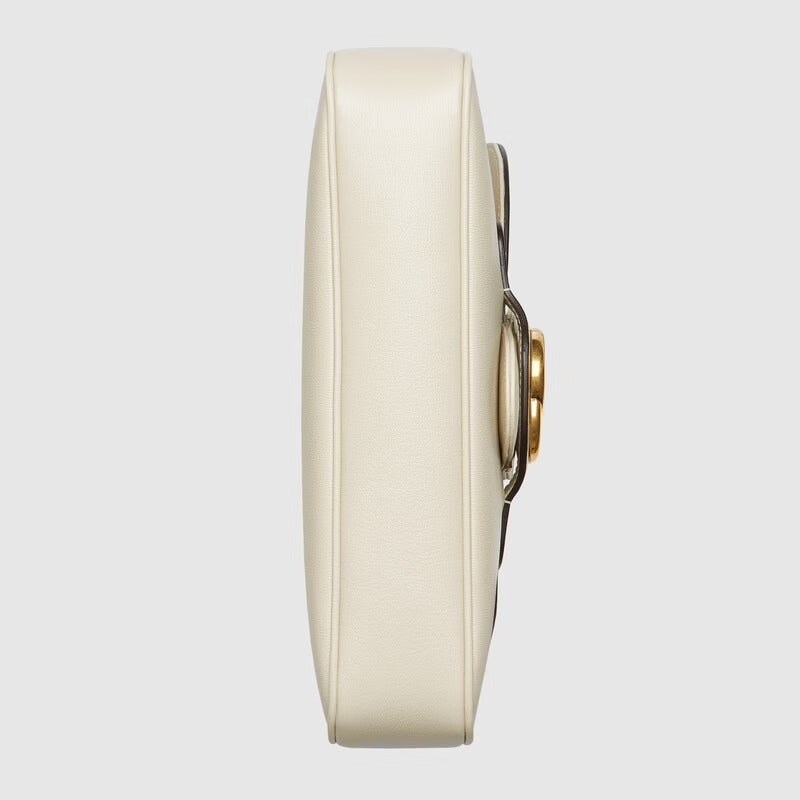 Gucci Small Messenger Bag with Double G in Ivory
