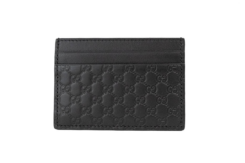 Gucci Microguccissima Monogram Logo Soft Margaux Leather Card Case