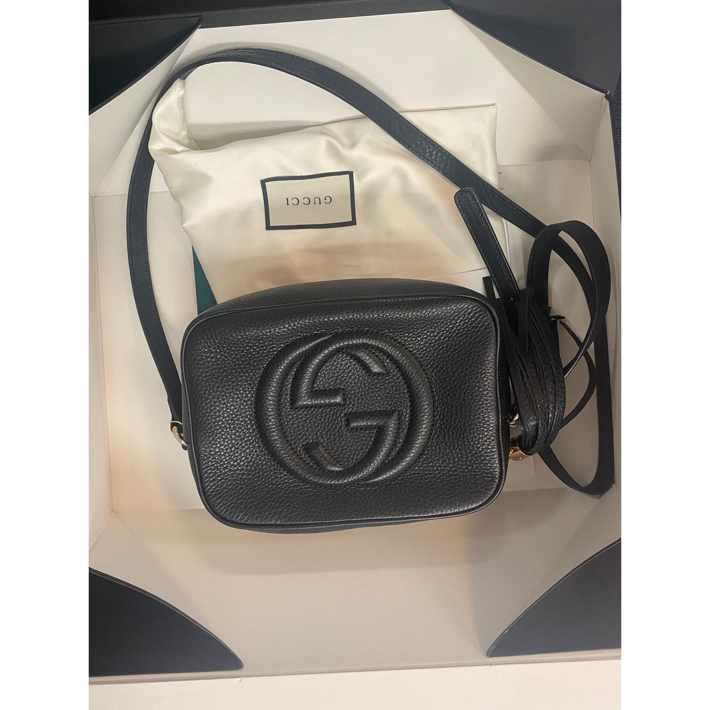 Gucci Soho Leather Bag Black