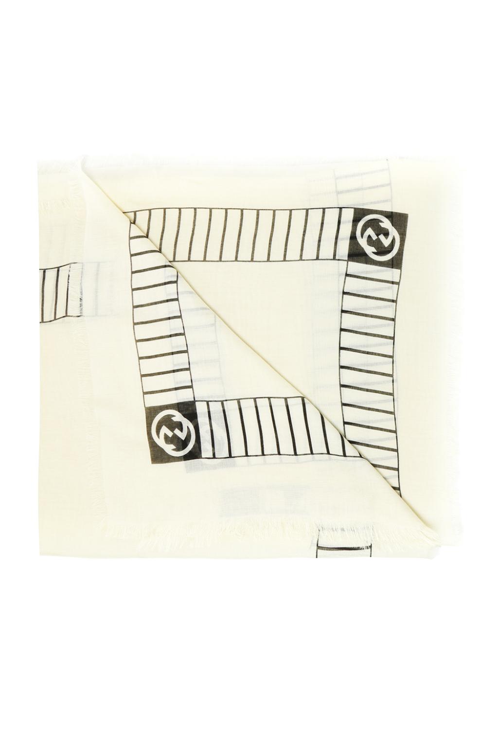 Gucci NY Yankees Scarf in Ivory