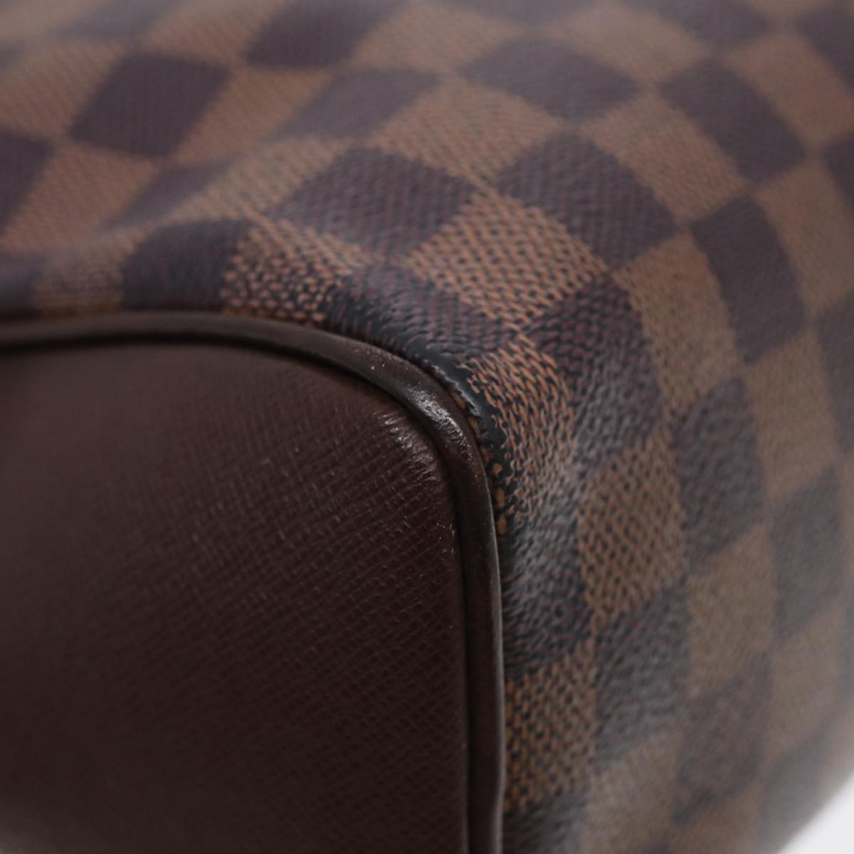 LOUIS VUITTON Damier Ebene Brera Hand Bag N51150 LV Auth yk14329