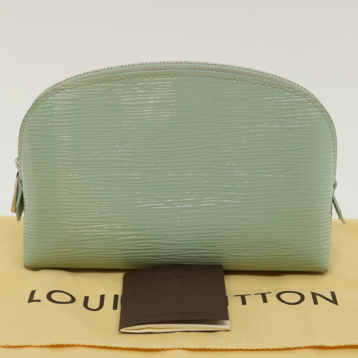 LOUIS VUITTON Epi Electric Pochette Cosmetic Pouch Amand M40644 LV Auth yk4326