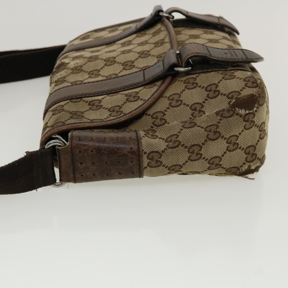 Gucci GG Canvas Sherry Line Shoulder Bag 2Set Pink Beige  yk5006