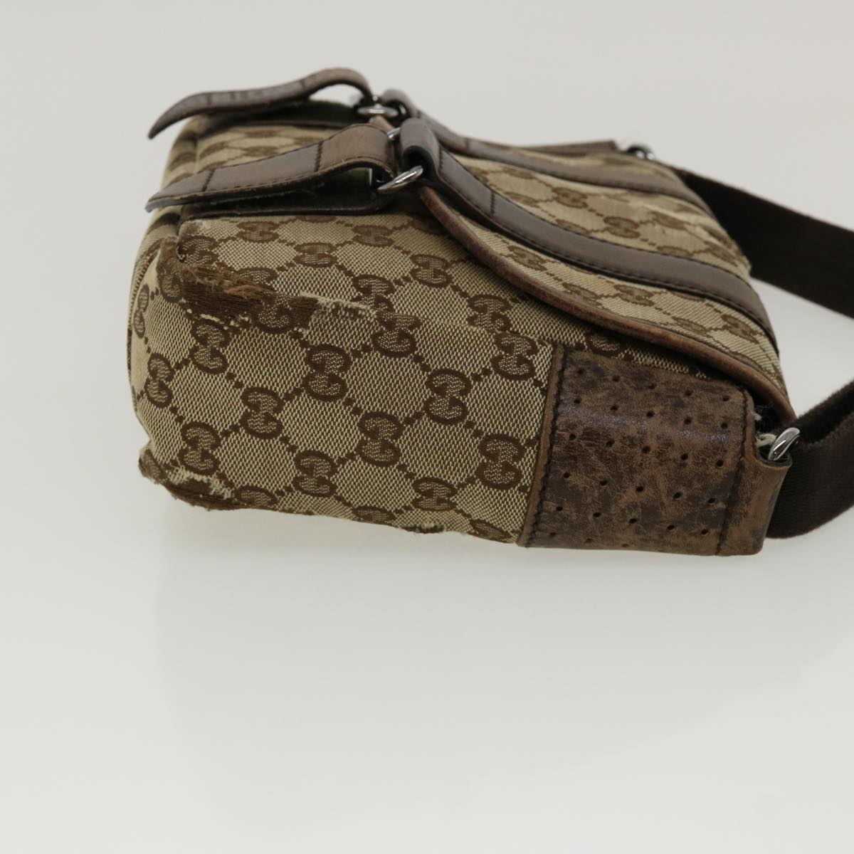 Gucci GG Canvas Sherry Line Shoulder Bag 2Set Pink Beige  yk5006