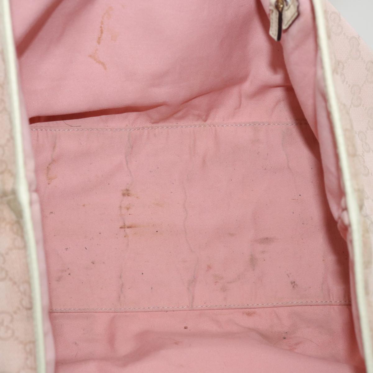 Gucci GG Canvas Sherry Line Shoulder Bag 2Set Pink Beige  yk5006