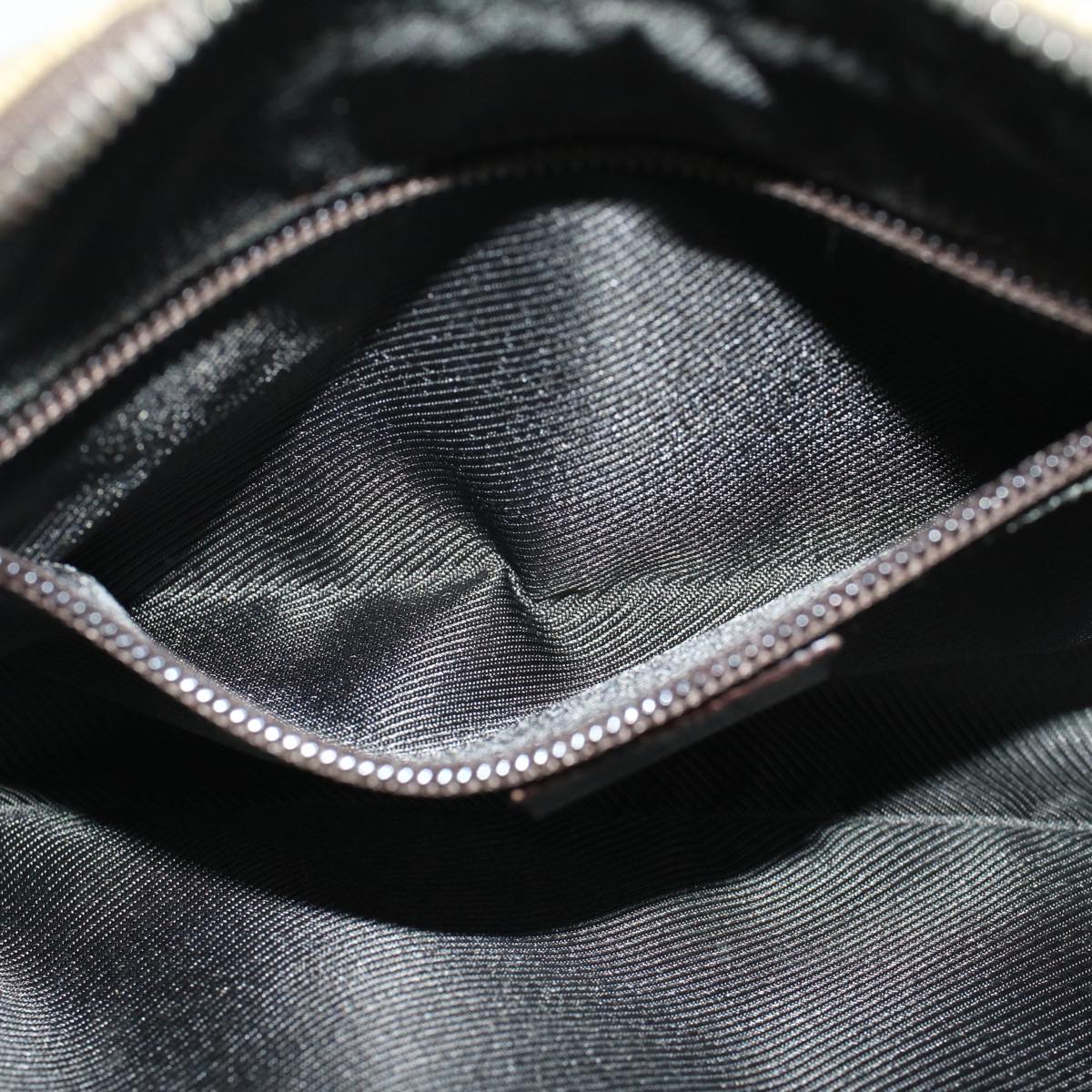 Gucci GG Canvas Clutch Bag PVC Leather Beige 73956  yk7760