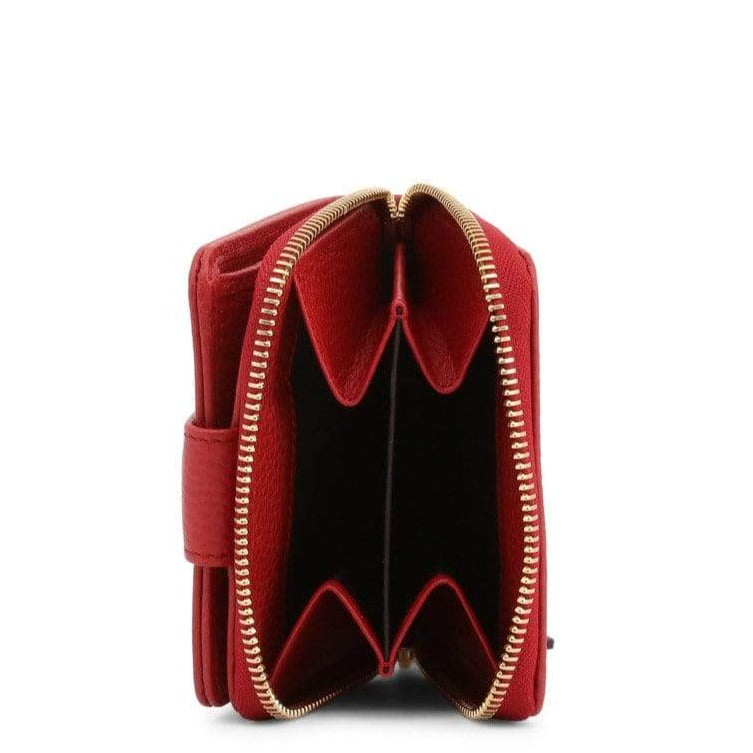 Gucci Original GG Canvas French Wallet in Beige and Red